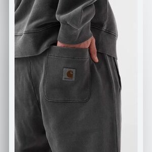 Carhartt WIP Nelson Sweatpants Gray Size Small